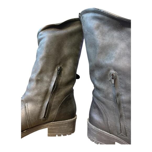 Coolway Alida Biker Boot Women size 41 US 10-10.5 Black Leather - Picture 6 of 7